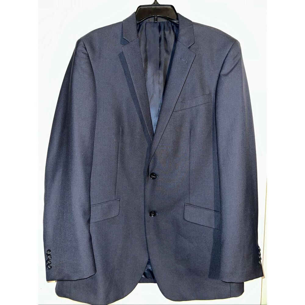 Kenneth Cole New York Mens Two Piece Suit Blazer Size 41L Pants Size 36 x 30.5 B